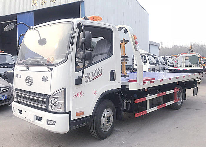 解放虎VN藍牌清障車報價，用戶已發(fā)車！